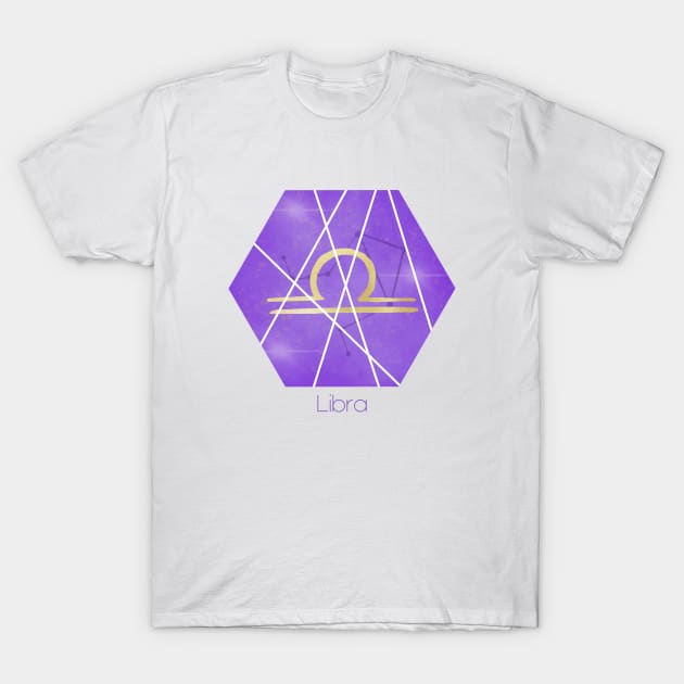 Libra zodiac sign T-Shirt by Home Cyn Home 